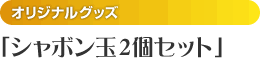 シャボン玉2個セット